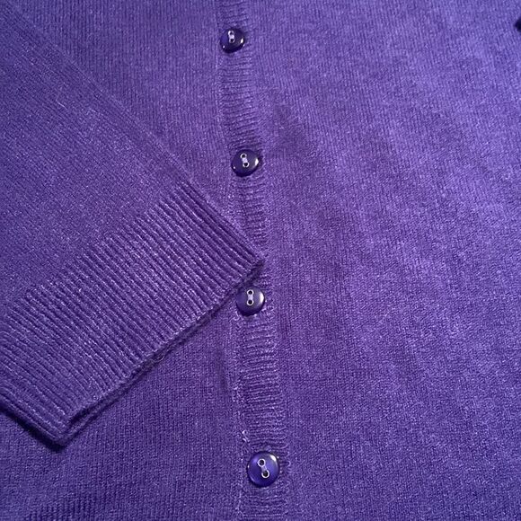 Classics Cardigan size 16 purple new blue - Picture 3 of 6